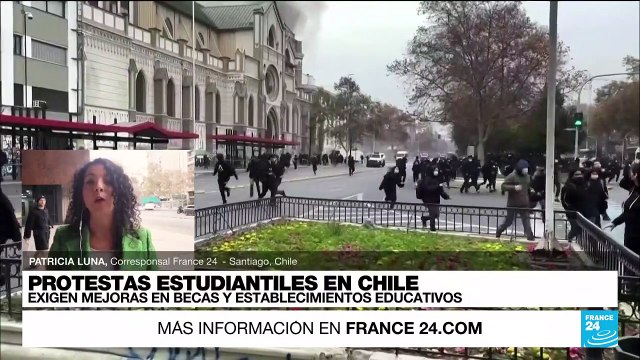 Informe desde Santiago de Chile: estudiantes exigen mejores becas e infraestructuras educativas