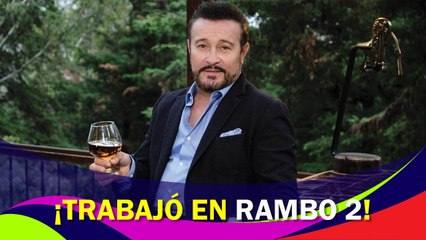 Arturo Peniche actuó en 'Rambo 2' junto a Sylvester Stallone