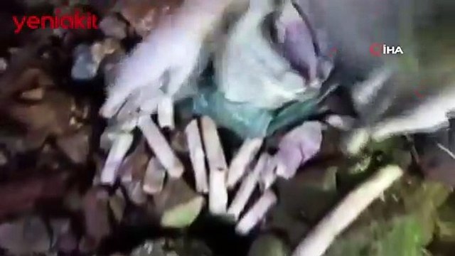 PKK'ya ait mağarada ele geçirilenler şoke etti!