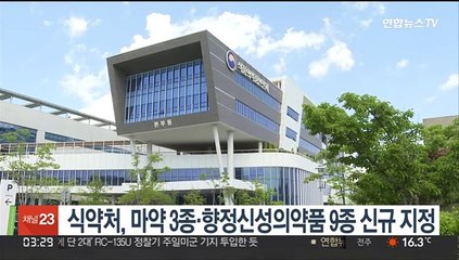 식약처, 마약 3종·향정신성의약품 9종 신규 지정