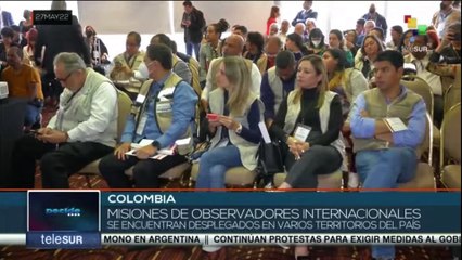 Observadores internacionales desarrollan en Colombia encuentros con aspirantes a la presidencia