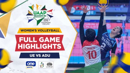 Video herunterladen: UE vs Adamson Round 2 highlights | UAAP Season 84 Women's Volleyball