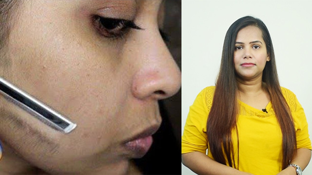 How to shave your face at home । Face Razor Review | How To Use Face Razor । Boldsky