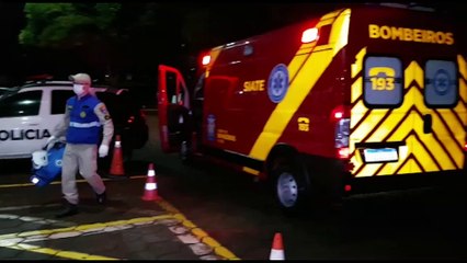 Jovem suspeito de furtar veículo é atendido pelo Corpo de Bombeiros