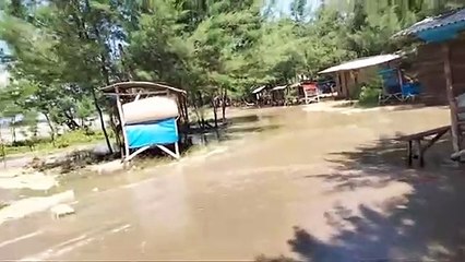 Banjir Rob Pantai Utara Tuban, Wisata Sepi