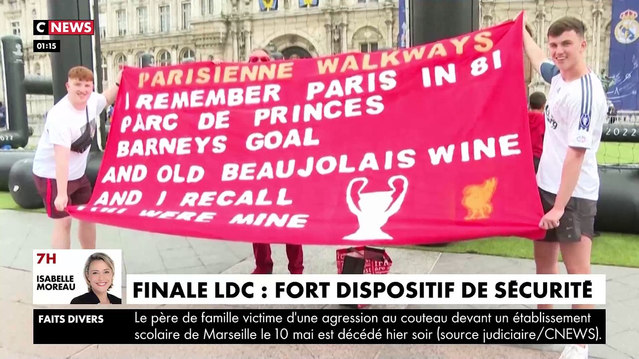 Finale de la Ligue des Champions au Stade de France : Près de 7.000 policiers, gendarmes et pompiers mobilisés aujourd'hui pour assurer la sécurité de la rencontre