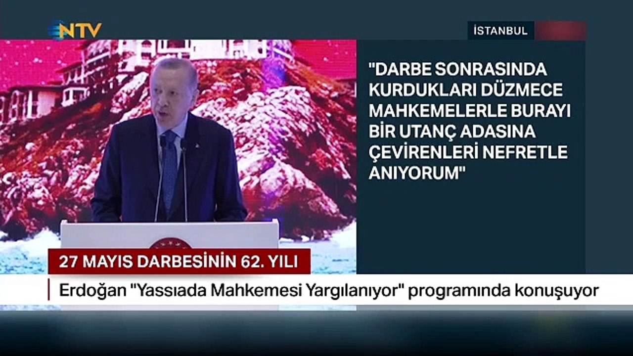 Erdoğan'dan rejiye kürsüden tepki: ''Belge, bel...