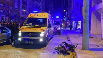 İki motosiklet kafa kafaya çarpıştı! 4 yaralı