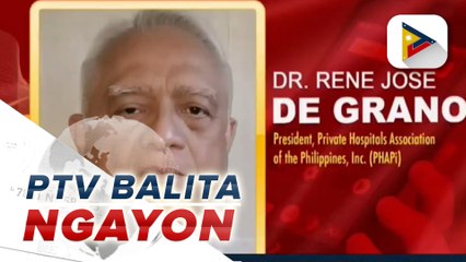 Mga kaso ng COVID-19 at dengue sa ilang pribadong ospital, nakikitaan ng bahagyang pagtaas, ayon sa PHAPi