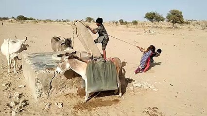 देखिए, इन बच्चों को क्यों खींचते है इस तरह पानी?