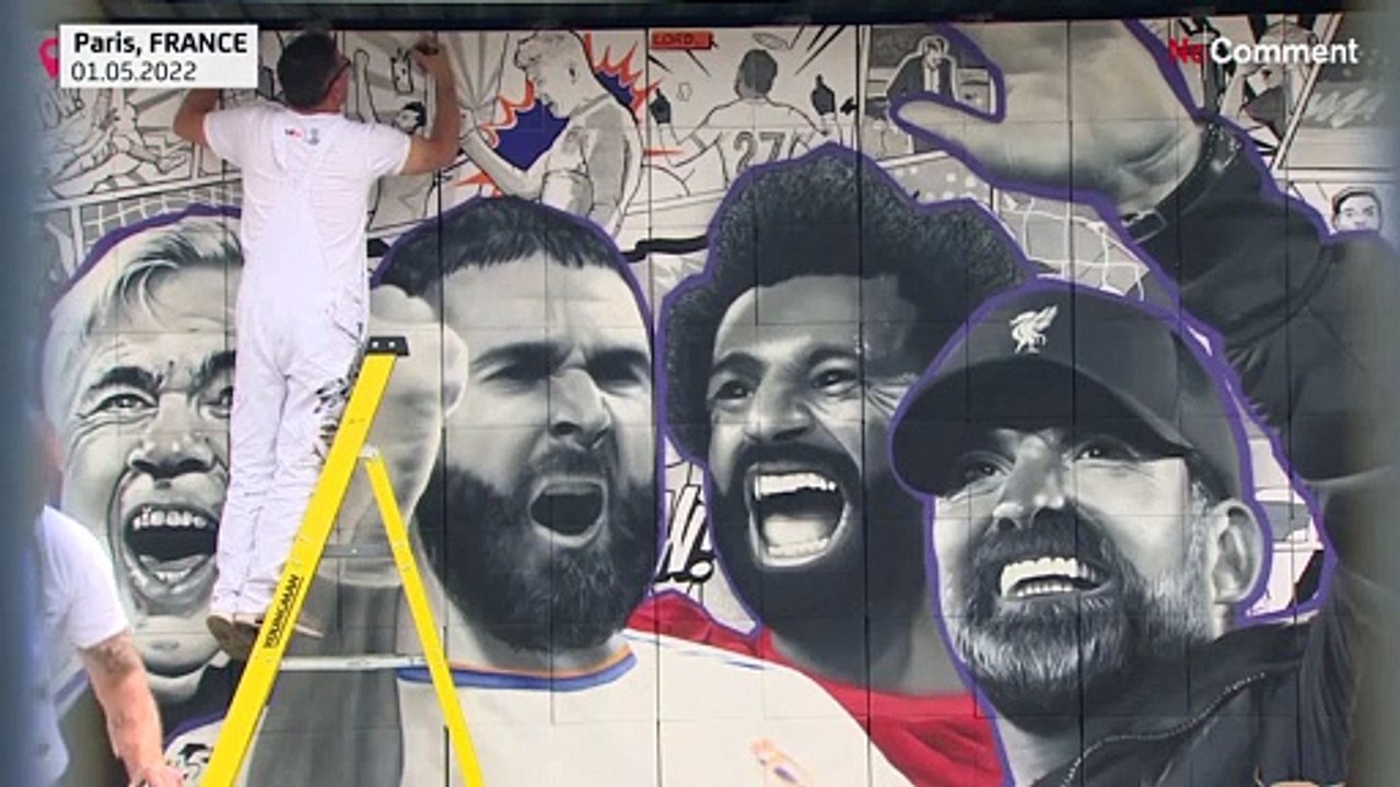شاهد: باريس تضع اللمسات الأخيرة استعداداً لنهائي دوري الأبطال