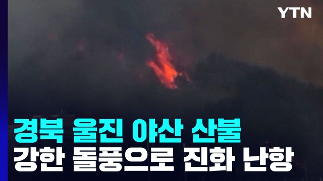 경북 울진 행곡리 야산 불...마을 주민 대피령 / YTN
