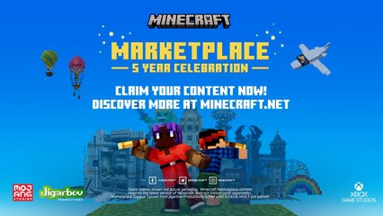Minecraft Marketplace 5 Year Celebration