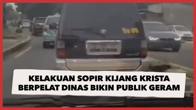Kelakuan Sopir Kijang Krista Berpelat Dinas Bikin Publik Geram, Laju Ambulans Dihalang-halangi