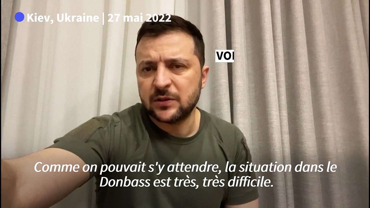 Ukraine : la situation dans le Donbass est "très, très difficile", selon Zelensky