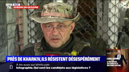 Près de Kharkiv, les soldats ukrainiens résistent désespérément