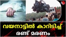 വയനാട്ടിൽ കാറിടിച്ച് രണ്ട് മരണം