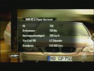 G-Power Hurricane BMW M5 V10 1/2