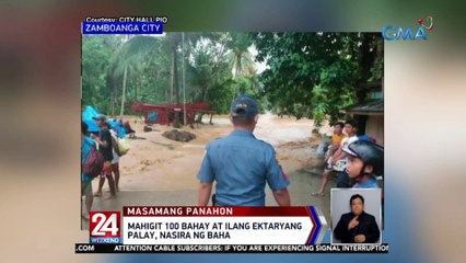 Mahigit 100 bahay at ilang ektaryang palay, nasira ng baha| 24 Oras Weekend