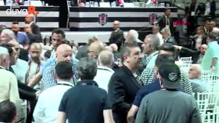 Beşiktaş genel kurulunda kavga çıktı