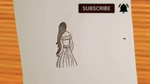 How To Draw a Beautiful Girl With Long Hair_How to Art a Smart  Girl pencil Sketch step by step draw