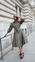 dress trench coat