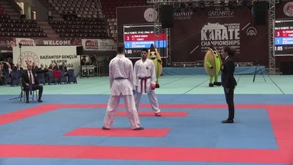 GAZİANTEP - Milli karateci Erman Eltemur'un Avrupa şampiyonluğu sevinci