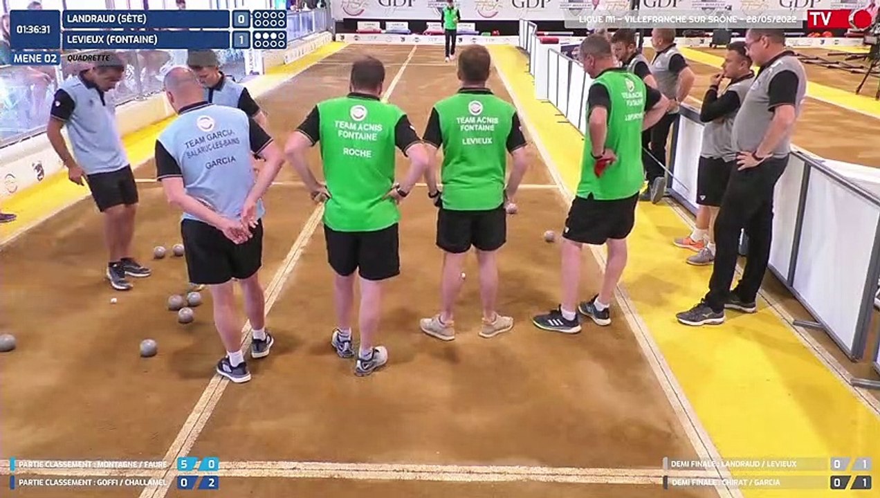 Ligue Sport-Boules M1 / Villefranche sur Saône / Samedi 27 Mai / Plan Rapproché Demi Finale