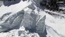 Une chute de blocs de glace fait deux morts dans les Alpes suisses