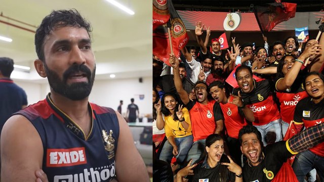 RCB ಡ್ರೆಸ್ಸಿಂಗ್ ರೂಮ್ ನಲ್ಲಿ ಕೊನೇ ಕ್ಷಣ ಕಳೆದ ದಿನೇಶ್ ಕಾರ್ತಿಕ್‌ ಭಾವುಕರಾಗಿ ಹೇಳಿದ್ದೇನು? | OneIndia Kannada