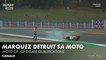 Marc Marquez détruit sa moto - Moto GP