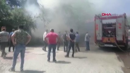 BOLU'DA, EV VE ODUNLUK YANDI