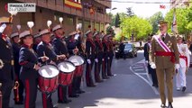 King Felipe attends the military parade for Armed Forces Day