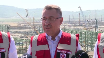 ZONGULDAK - Cumhurbaşkanı Yardımcısı Oktay: "(Karadeniz gazı) Hamdolsun proje tıkır tıkır işliyor"