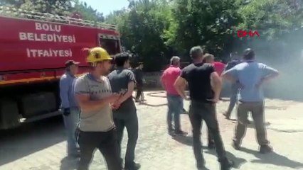 Bolu’da ev ve odunluk feci şekilde yandı: Çok sayıda ekip sevk edildi
