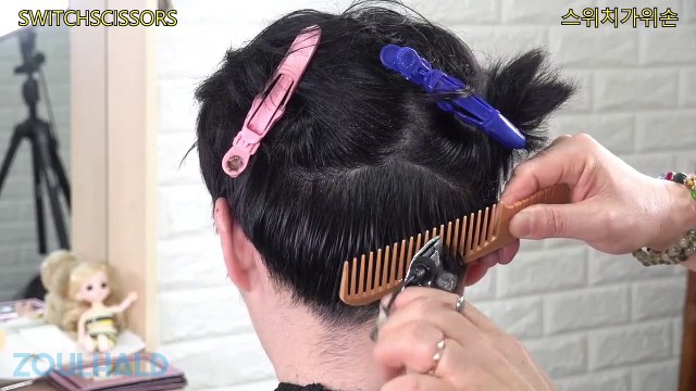 Bagaimana suaranya ? Potong rambut gunting manual dan gunting+ suara hujan