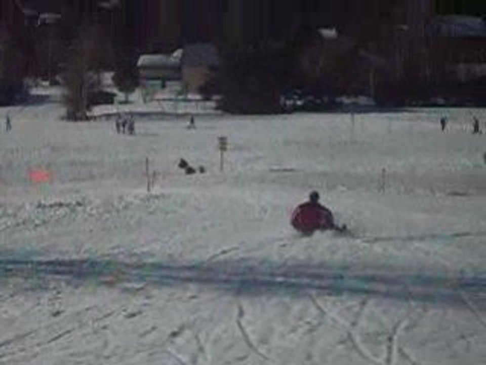 mon père et la luge