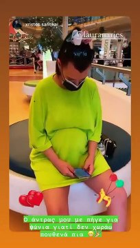 Λάουρα Νάργες: Ο Χρήστος Σαντικάι την απαθανάτισε με φουσκωμένη κοιλίτσα- Η απίθανη ατάκα της!