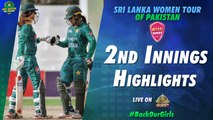 2nd Innings Highlights | Pakistan Women vs Sri Lanka Women | 3rd T20I 2022 | PCB | MA2T