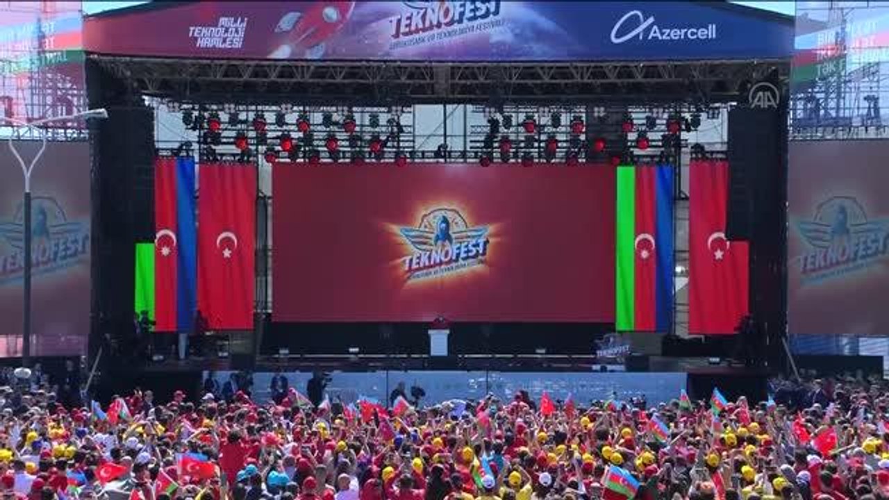 Azerbaycan Cumhurbaşkanı İlham Aliyev, TEKNOFEST Azerbaycan'da konuştu