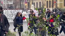 مطالبه از دولت شیلی؛ صدها دانشجو به خیابان‌های سانتیاگو آمدند