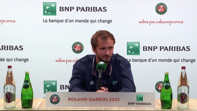 Roland-Garros 2022 - Daniil Medvedev : Je n'aurais jamais pensé avoir de tels résultats sur terre battue