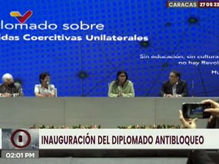 Diplomado sobre Medidas Coercitivas Unilaterales estudia mecanismos para superar bloqueo económico