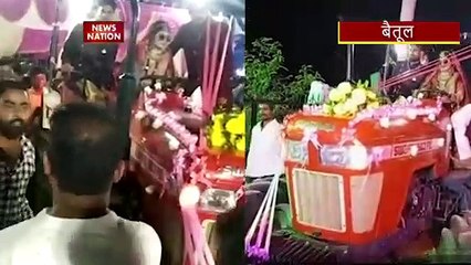 Madhya Pradesh News : Tractor पर दुल्हन की धांसू एंट्री देख सबके उड़ गए होश