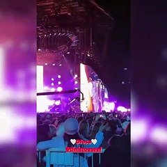 Lali Esposito disfrutó del show de Tini Stoessel