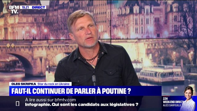 Pour Oleg Skripka, star du rock en Ukraine, Vladimir Poutine ne comprend que la force