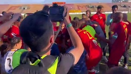 Le FC Martigues fête sa montée face à Marignane-Gignac