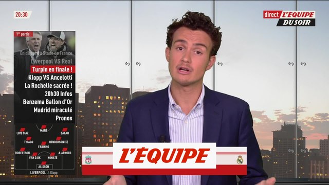 Alcantara, Konaté et Fabinho titulaires - Foot - C1 - Liverpool-Real Madrid