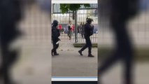 الشرطة الفرنسية تستخدم الغاز المسيل للدموع لتفريق المشجعين غير النظاميين