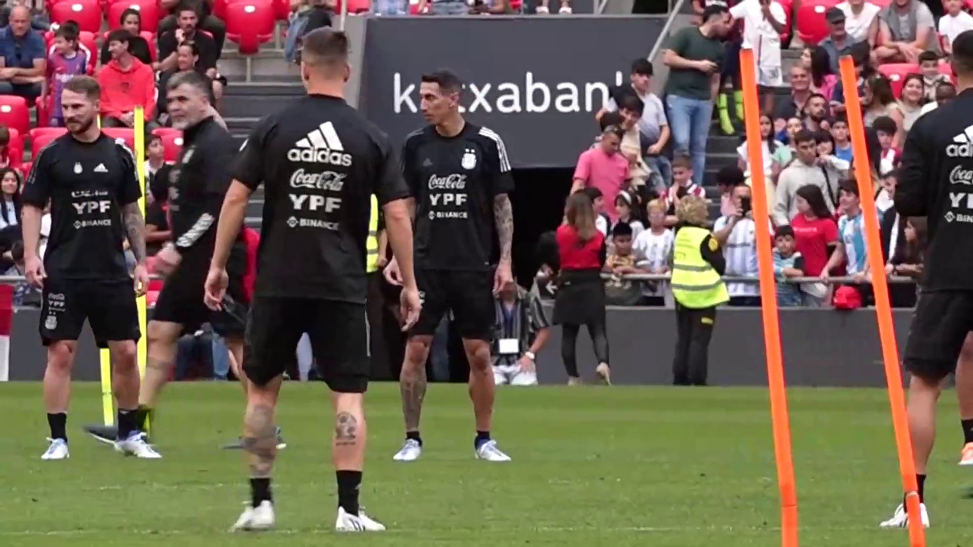 Entrenamiento de Argentina en San Mamés